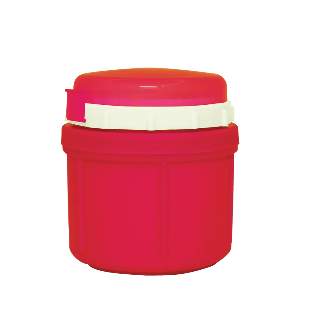 10FJRED 10 Ounce Insulated Cherry Red Food Jar Range Kleen