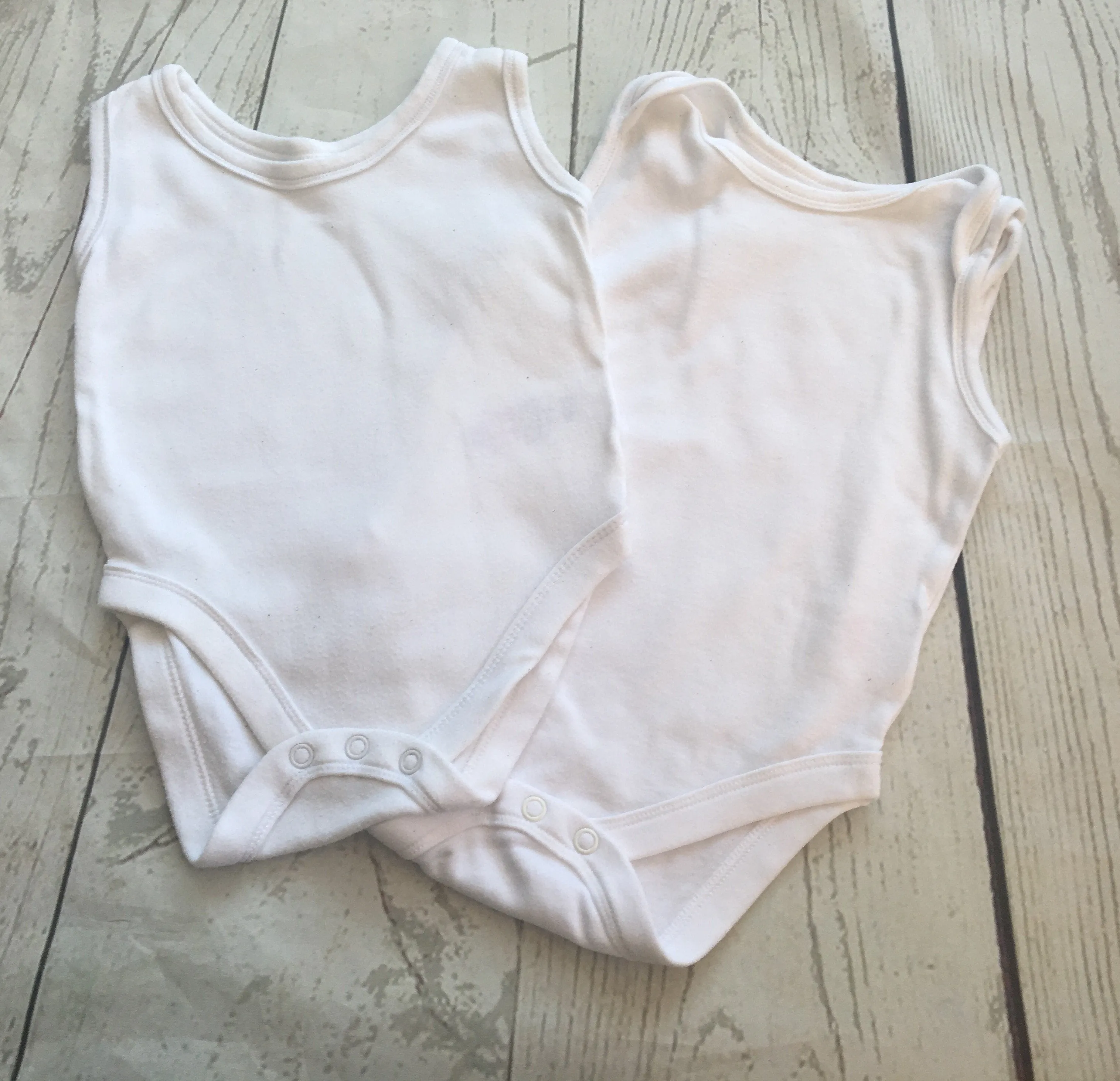 3-6 Months Summer vests x 2