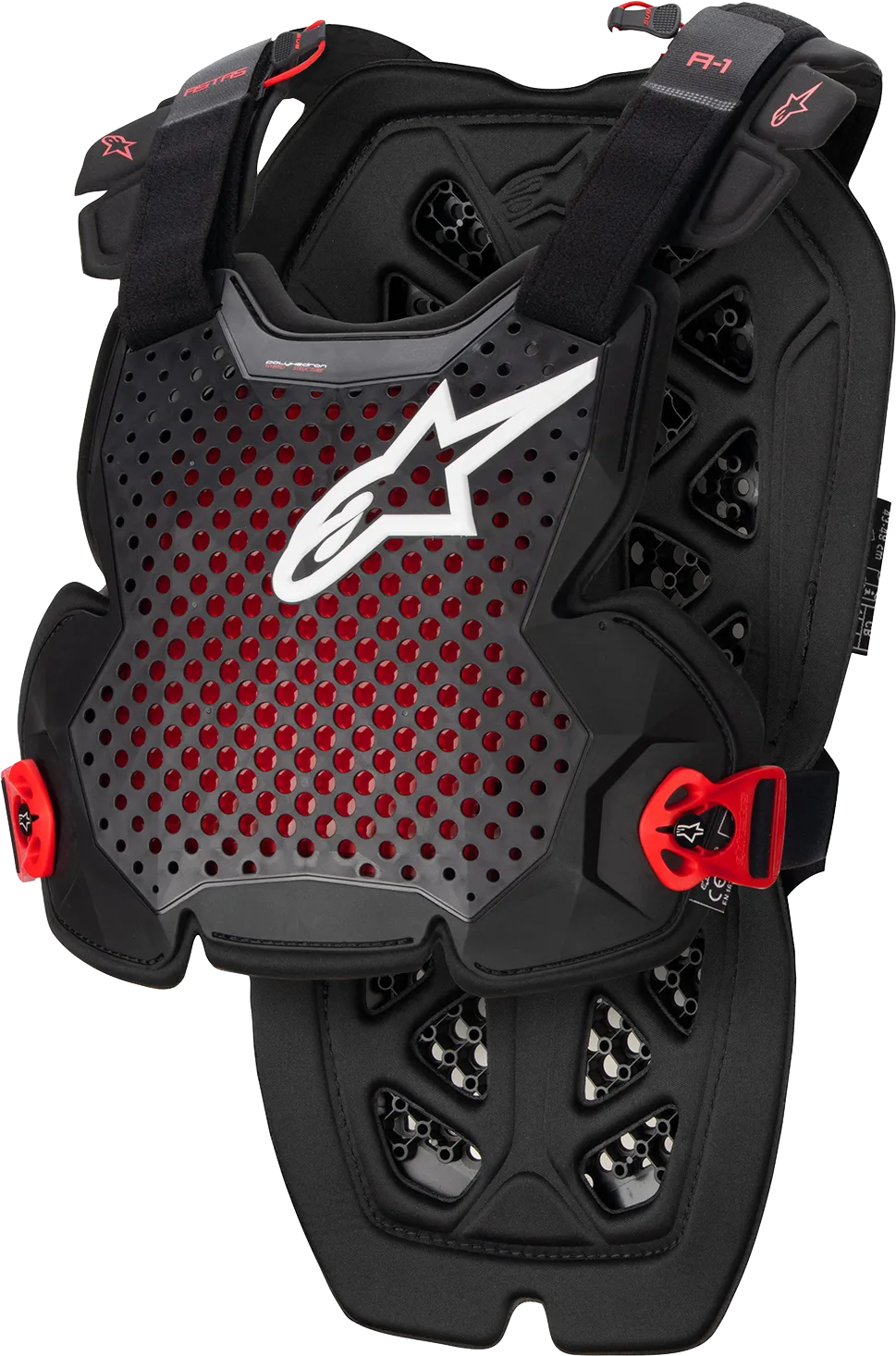 ALPINESTARS A-1 Pro Chest Guard - Anthracite/Black/Red - XL/2XL 67001231431XL2X