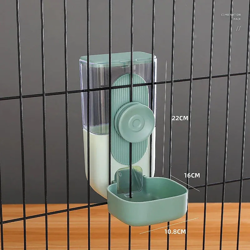 Automatic Pet Feeder and Water Dispenser for Small Dogs and Cats