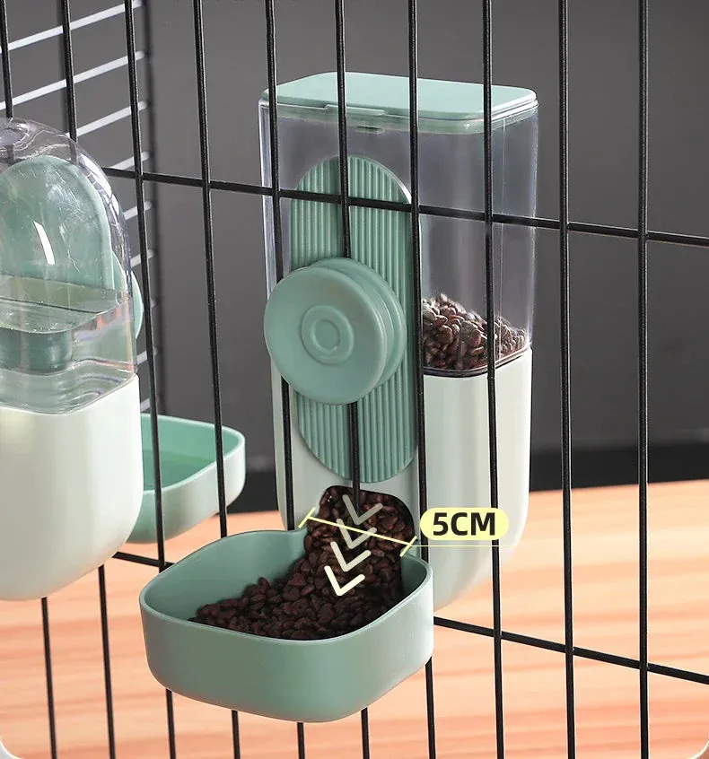 Automatic Pet Feeder and Water Dispenser for Small Dogs and Cats