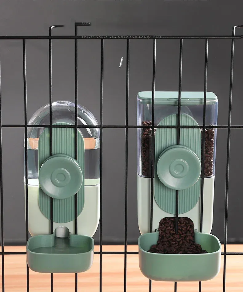 Automatic Pet Feeder and Water Dispenser for Small Dogs and Cats