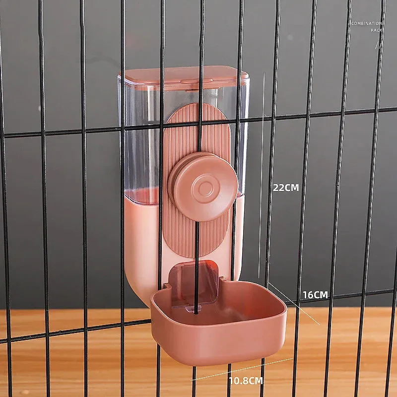 Automatic Pet Feeder and Water Dispenser for Small Dogs and Cats