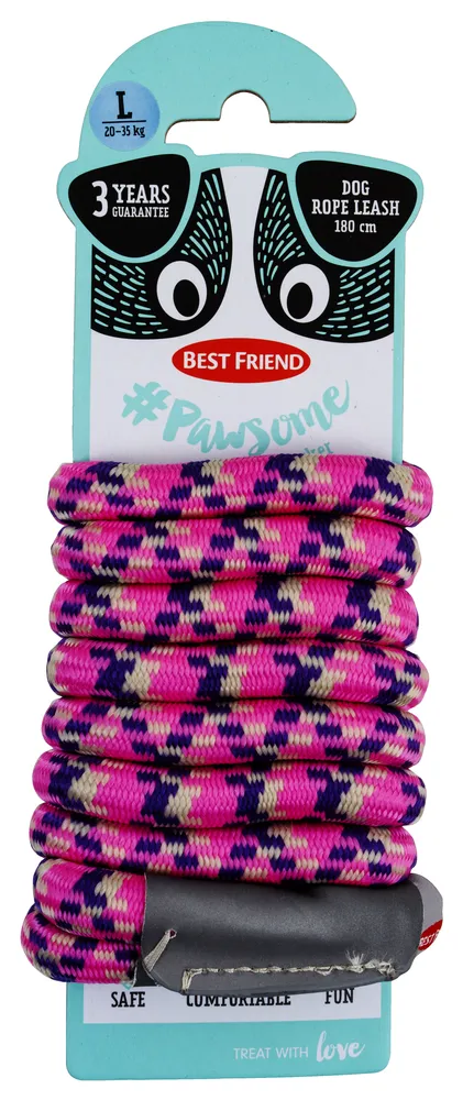 Best Friend #Pawsome Barker dog rope leash