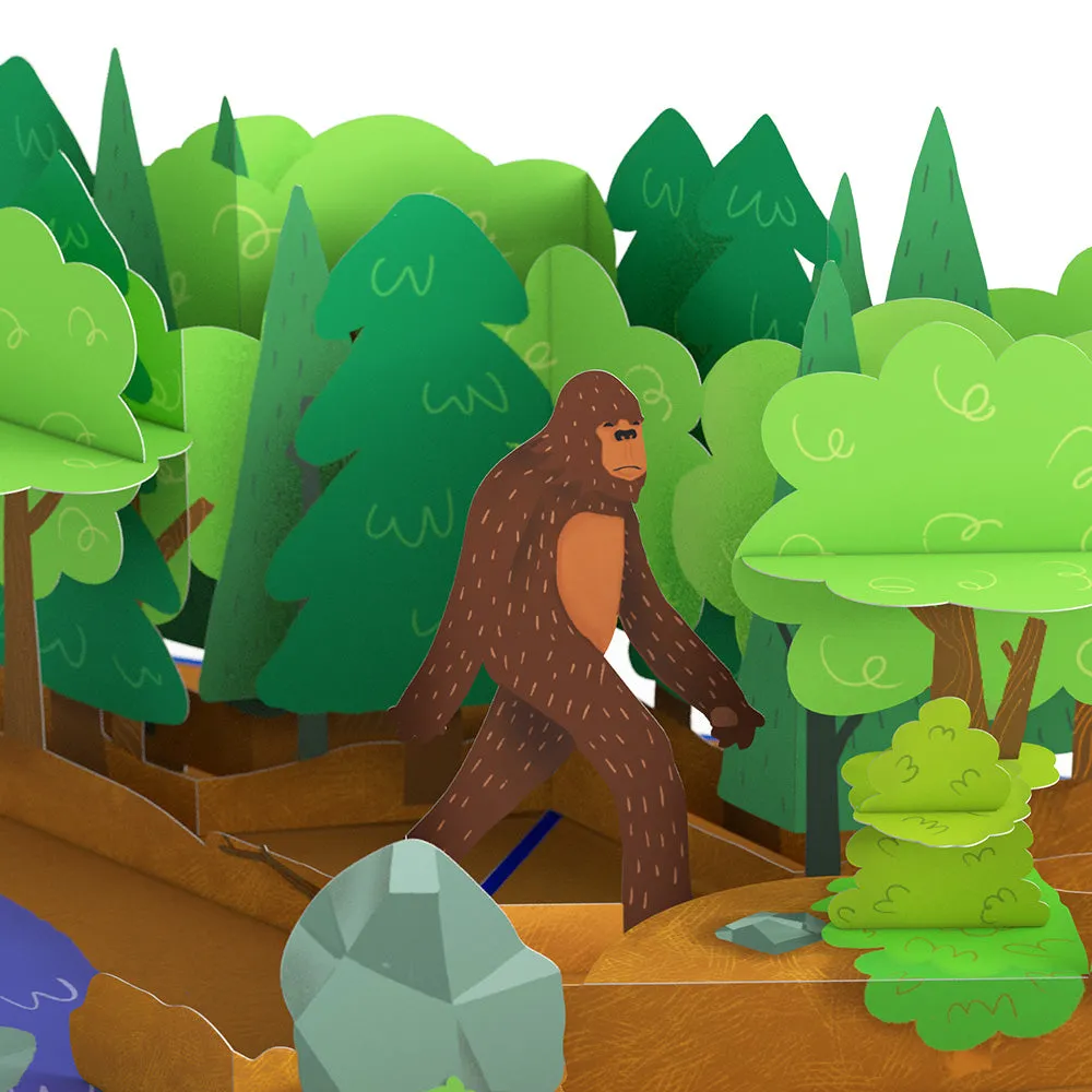 Bigfoot Legendary Birthday Pop-Up Card and Sentiment Set