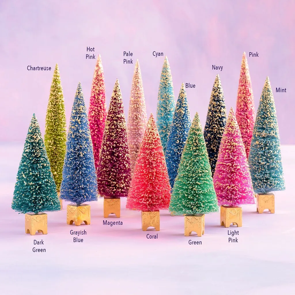 BOTTLE BRUSH TREE WITH GOLD DETAILING BY GLITTERVILLE