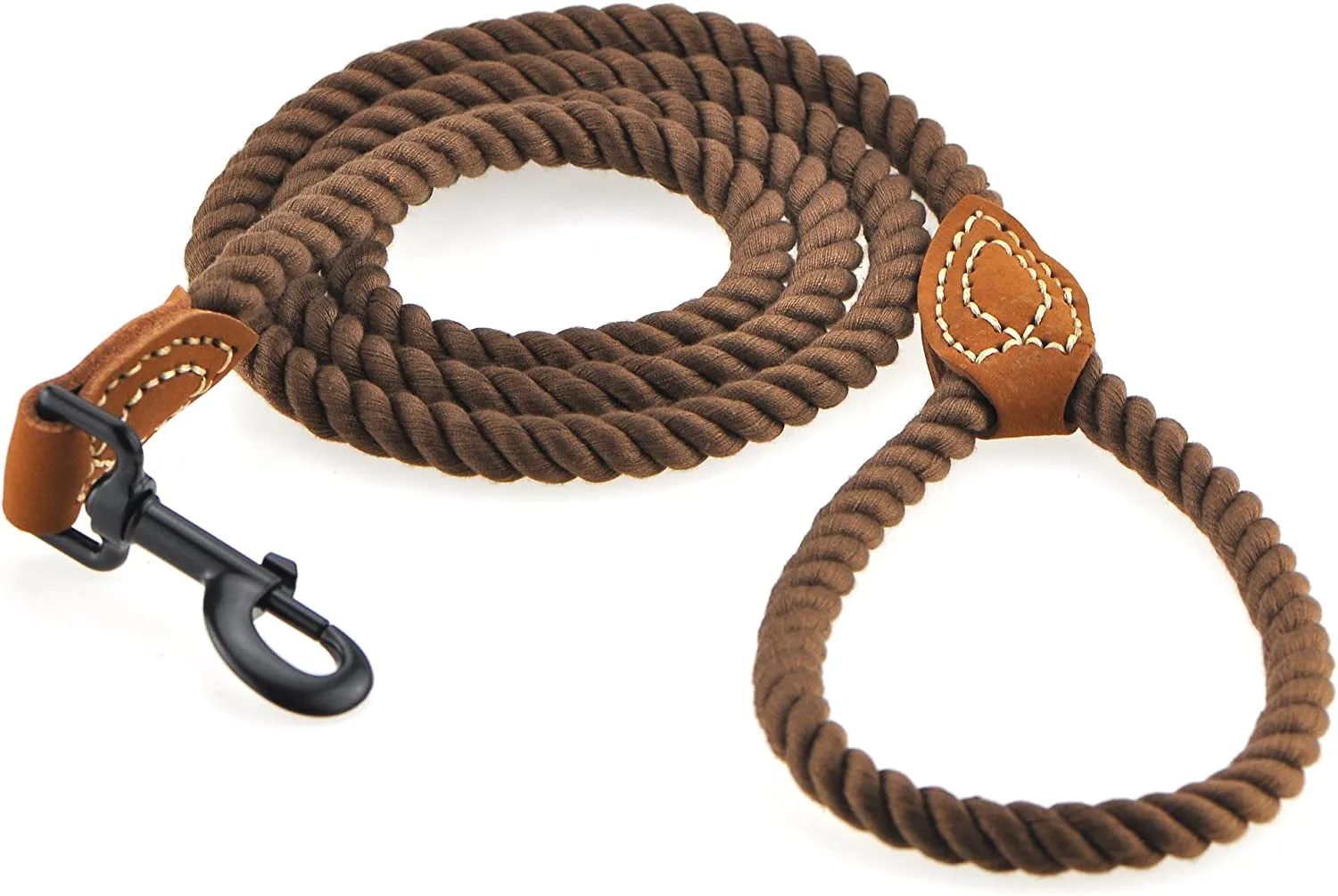 Braided Cotton Rope Dog Leash - Meet Elegant Walker! 🐾🌟