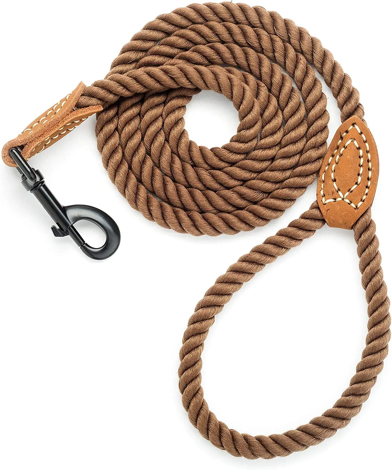 Braided Cotton Rope Dog Leash - Meet Elegant Walker! 🐾🌟