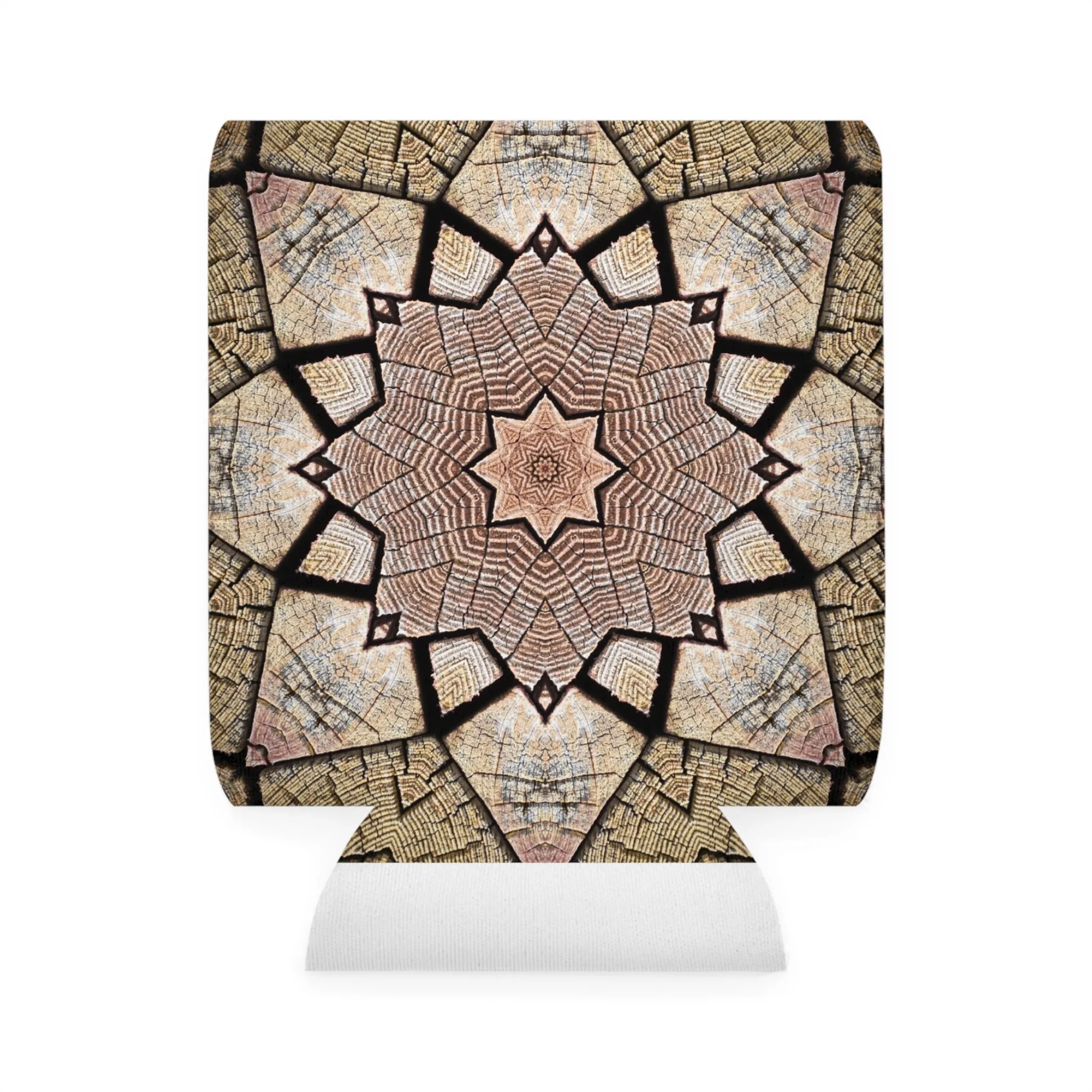 Brown Mandala - Inovax Can Cooler Sleeve