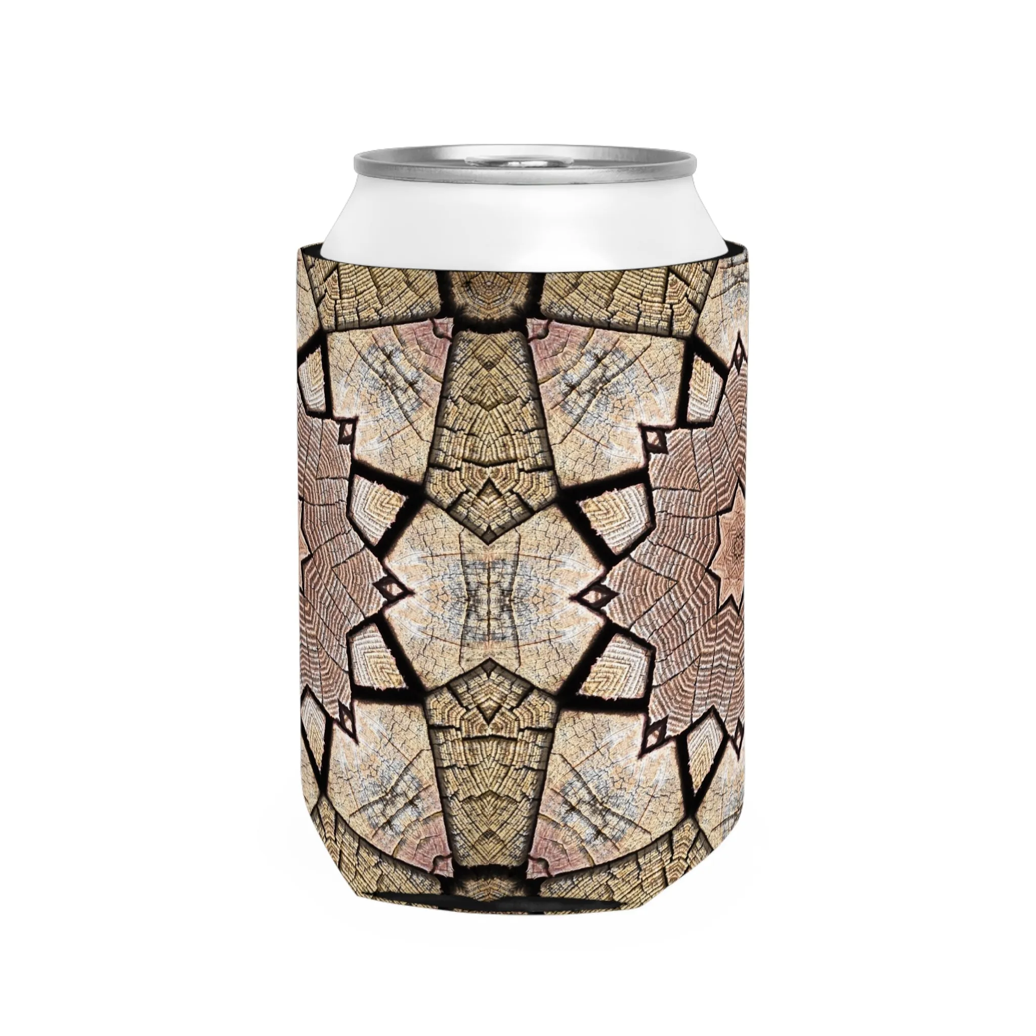 Brown Mandala - Inovax Can Cooler Sleeve