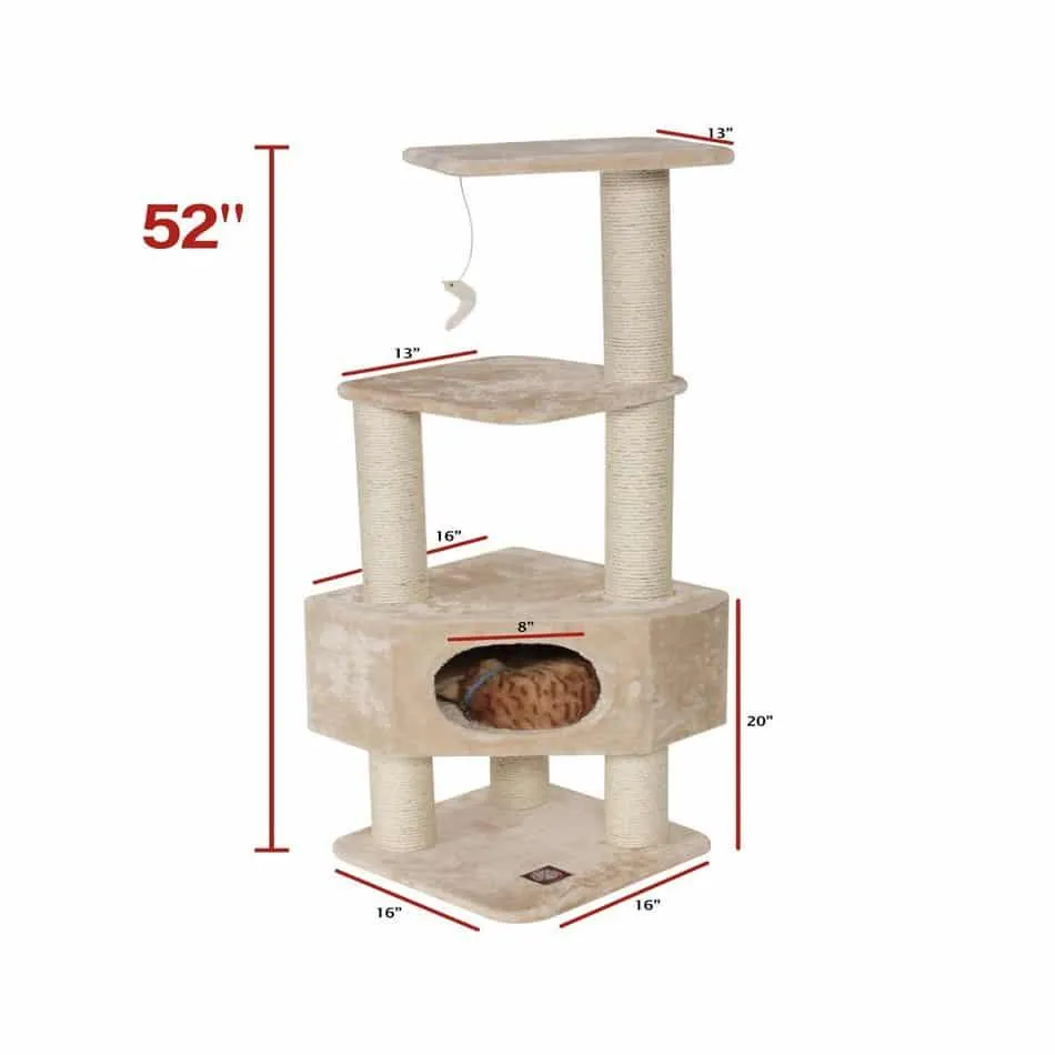 Bungalow Cat Tree 52"