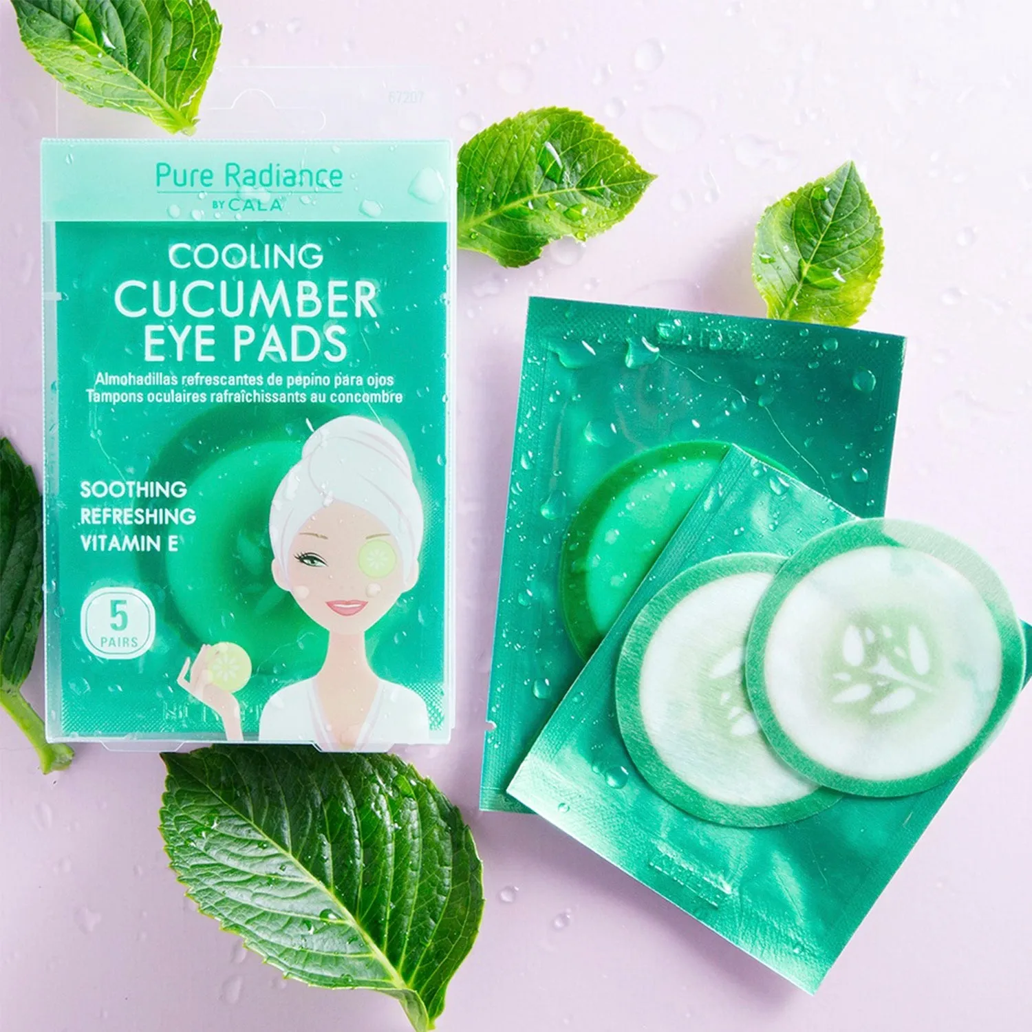 Cala Cooling Eye Pads Cucumber 5 pairs