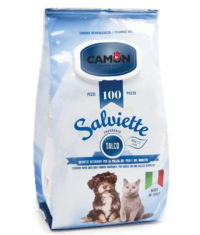 Camon Salviette Talco Wipes 100 Sheets