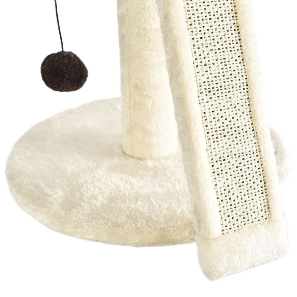 Cat Small Climbing / Scratching Tower - Cream