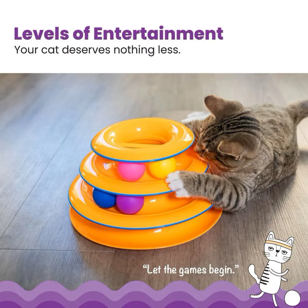 Catstages Tower Of Tracks Toy For Cats