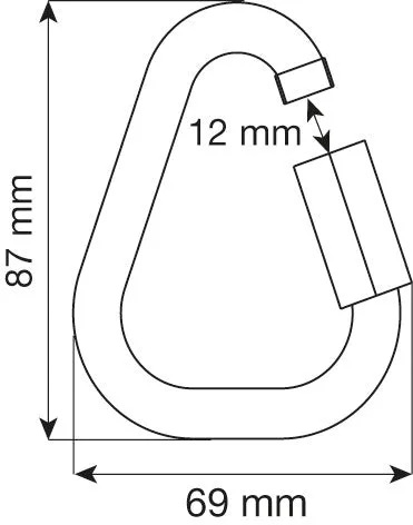 Delta Quick Link Steel 10mm