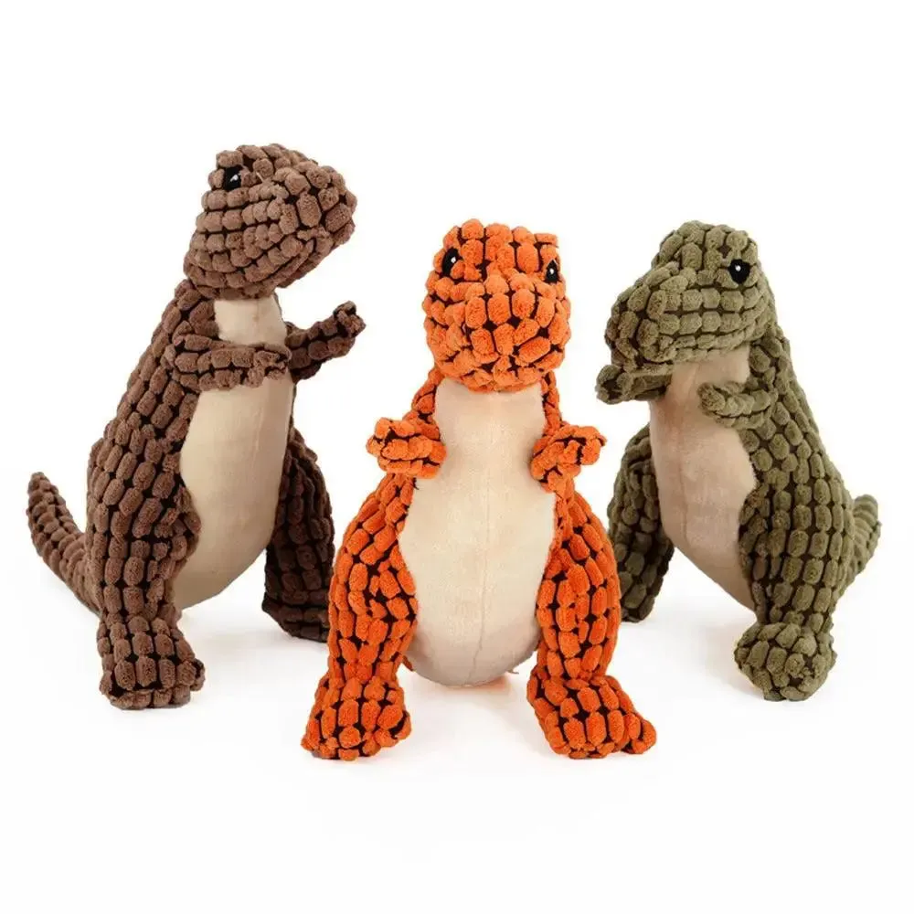 Dinosaur Dog Toys for Your Pets Plush Animal Chew Toy