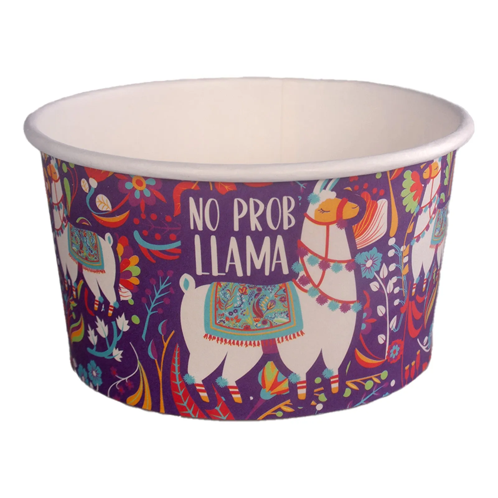 Disposable Llama Bowls 12 Pack