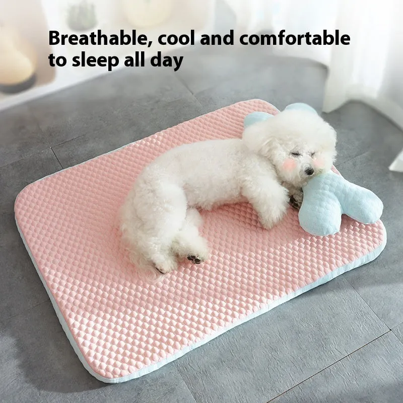 Dog Bed Breathable Cooling Spring Summer Pet Sleeping Mat