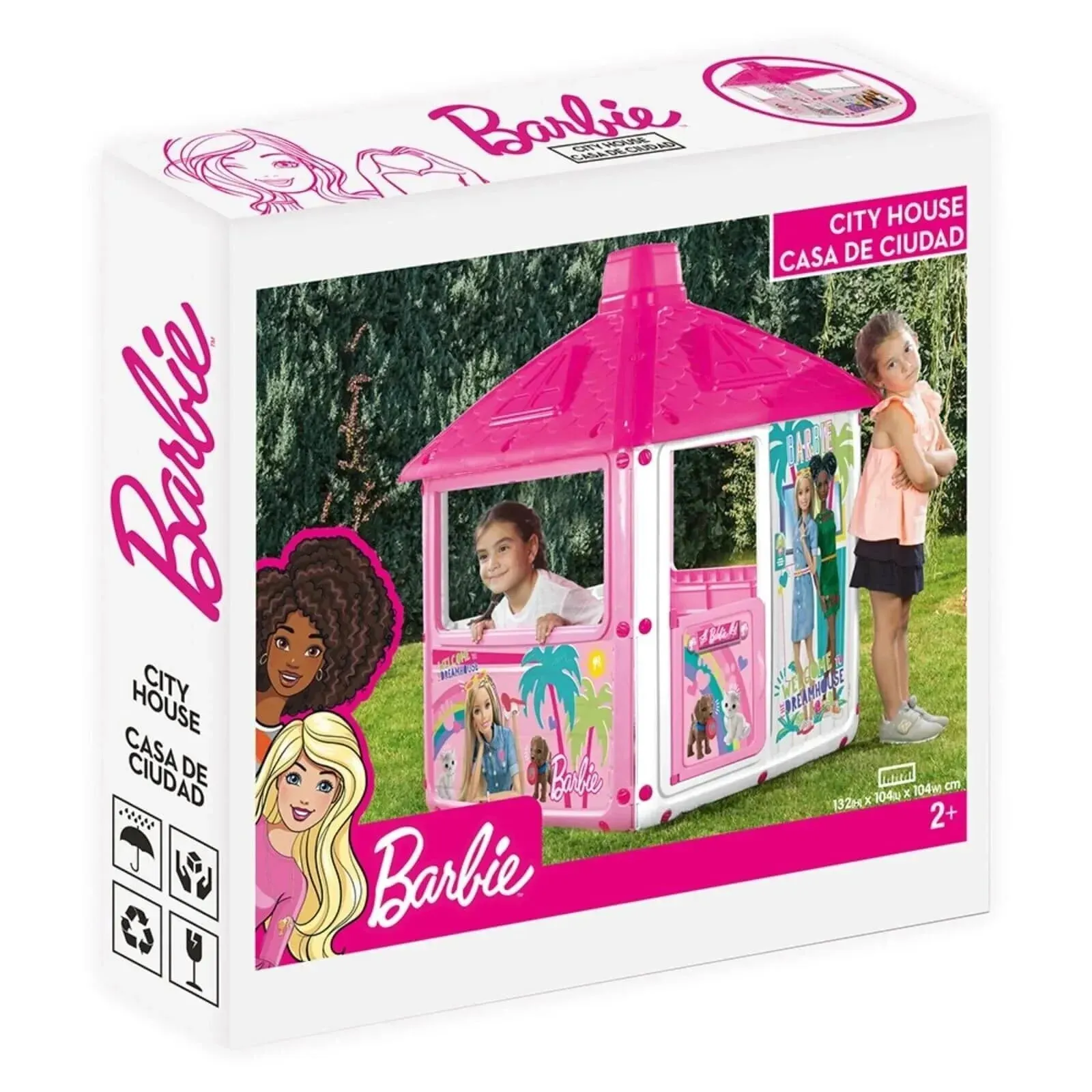 Dolu Barbie Play House 135x104x104cm