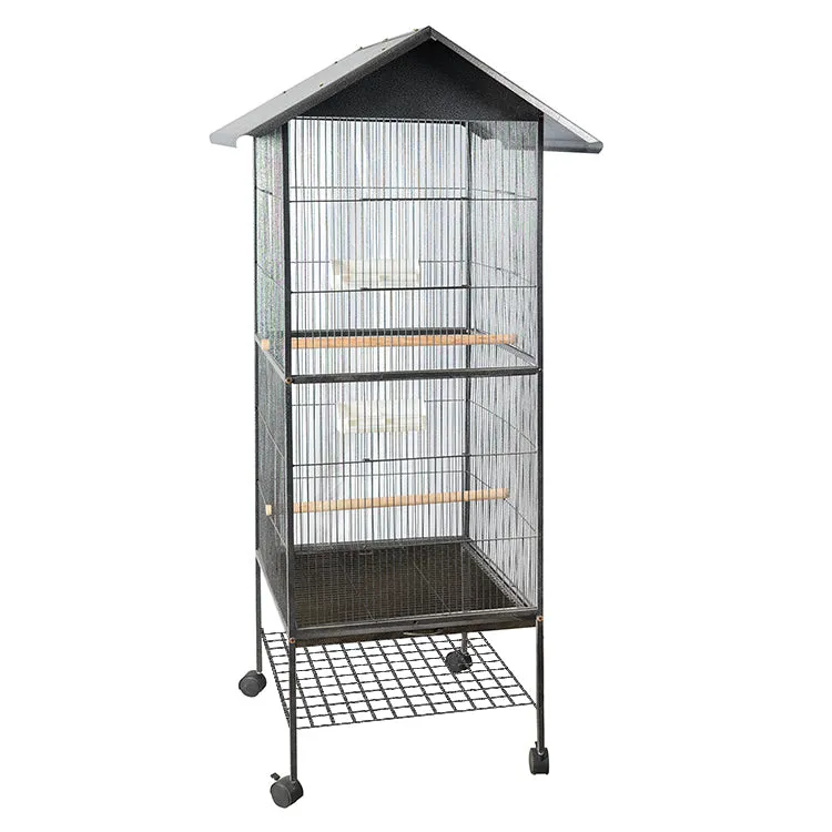 Durable Large Bird Cage with Rolling Casters - YES4PETS