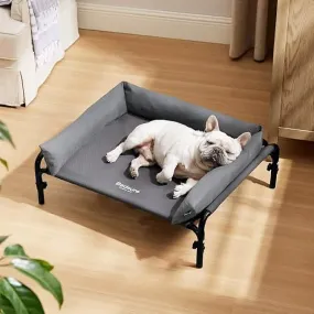 Elevated Dog Cot Bed with Breathable Mesh