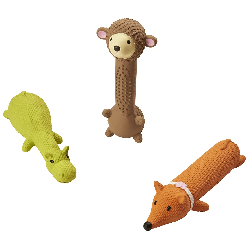 Ethical Pet Spot Latex Friends Assorted Dog Toy