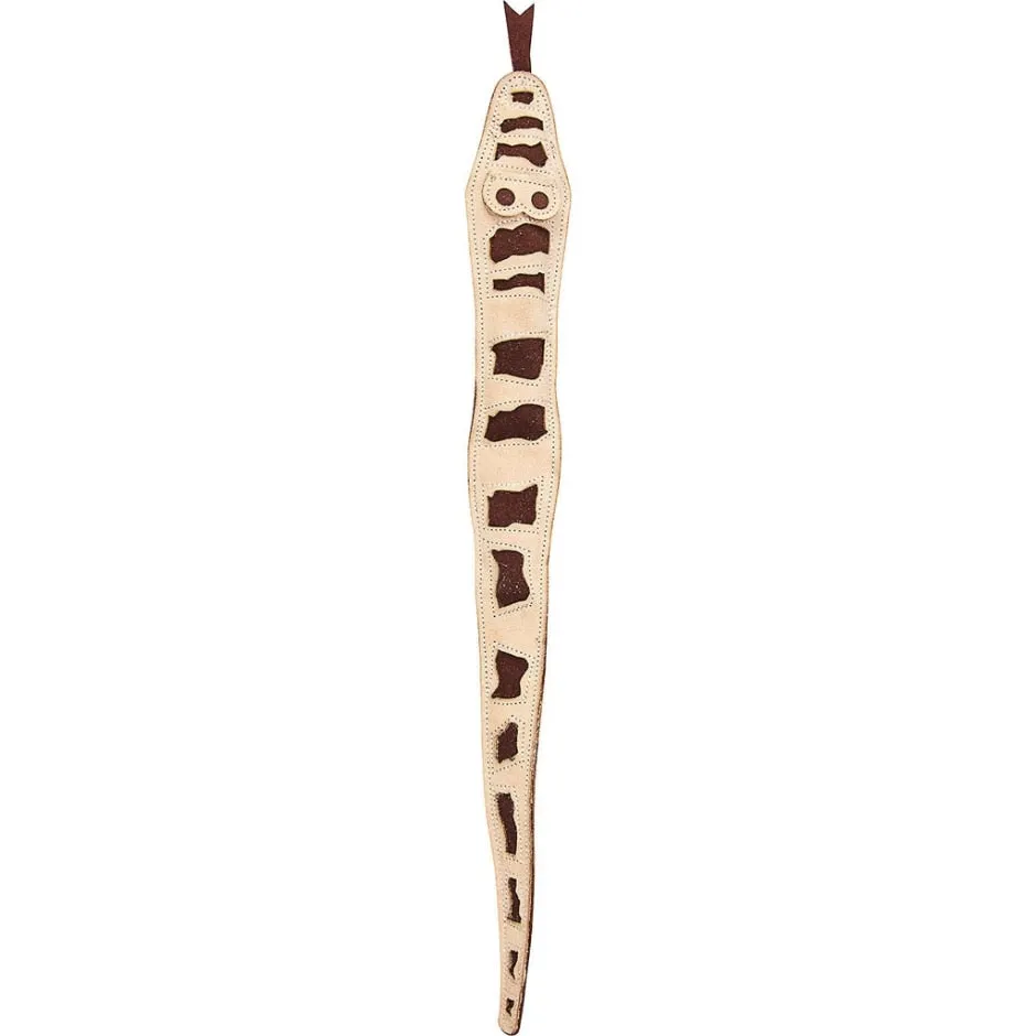 Ethical Products Skinneeez Leather Snake Dog Toy