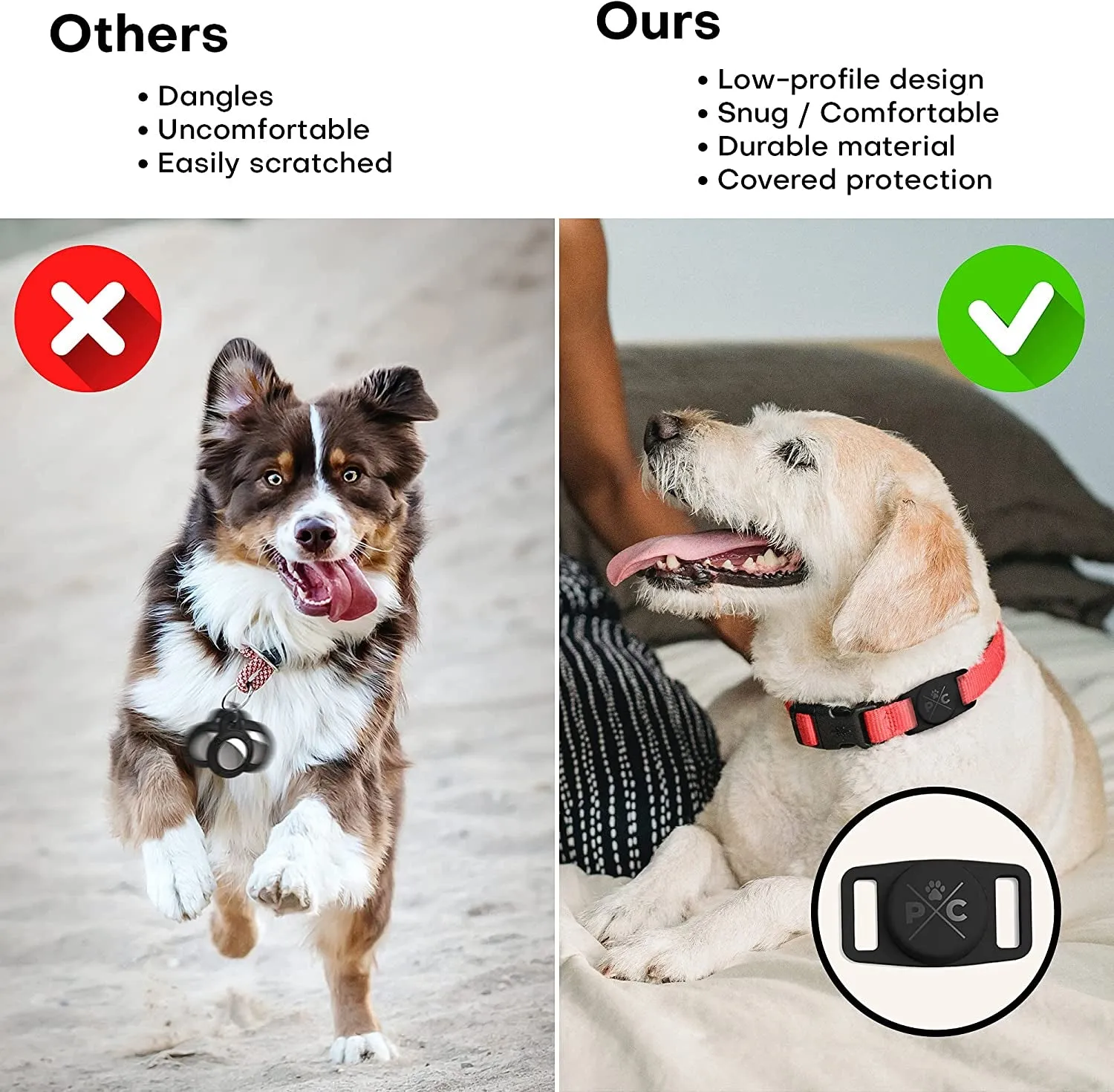 Extra-Durable Airtag Holder for Dog Collar