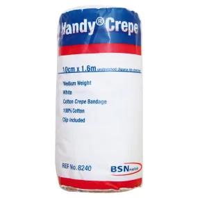 Handy Crepe Medium White Bandage 10cmx1.6m