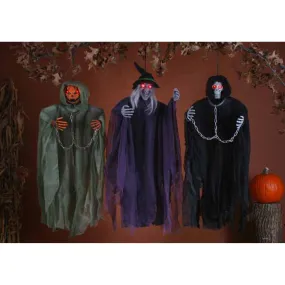 Hanging Lite Up Witch - 36"