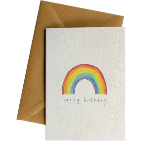 Happy Birthday Rainbow - Greeting Card