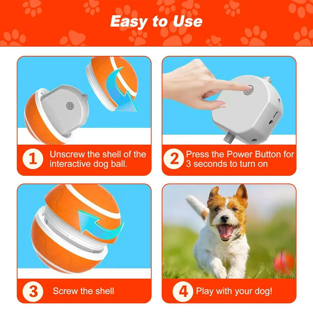 HardyPaw Auto Pet Toy Ball