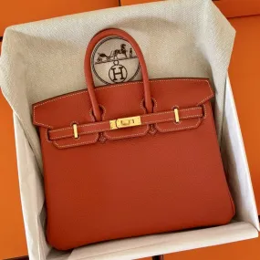 Hermès Birkin 25 Sanguine Togo Gold Hardware GHW