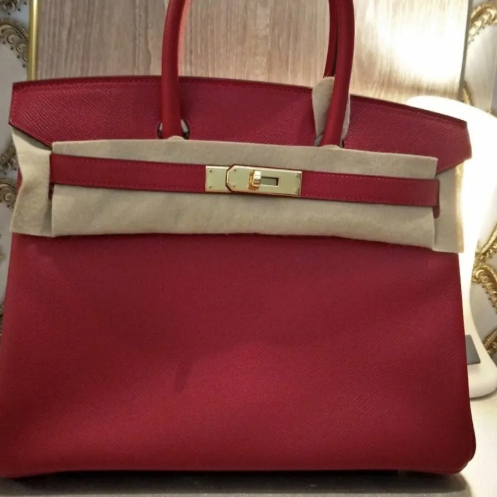 Hermès Birkin 30 Rouge Casaque Epsom Gold Hardware GHW