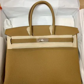 Hermès Birkin 35 Bronze dore Togo Palladium Hardware PHW