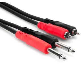 Hosa Technology CPR-202 Dual Cable 2m 1/4" TS - RCA