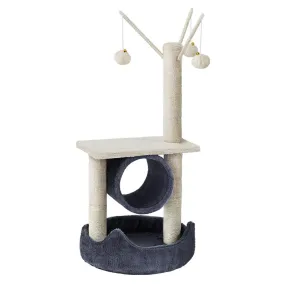 i.Pet Cat Tree Scratching Post 76cm Scratcher Tower Condo House Hanging toys