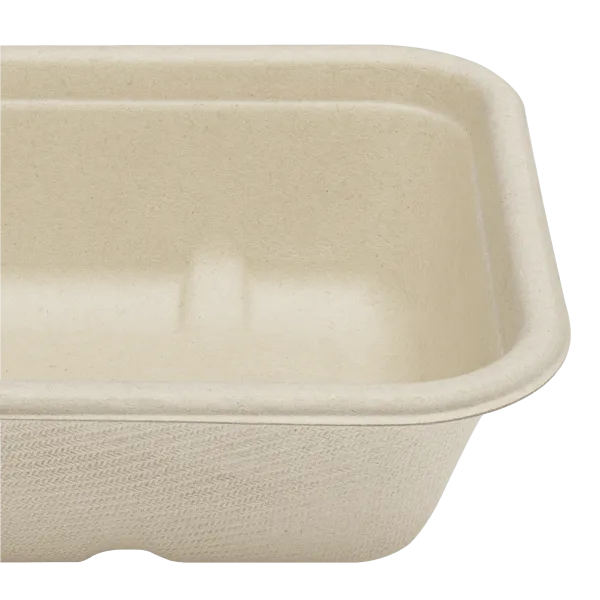 Karat Earth 16oz Natural Bagasse Take Out Container, Rectangular - 500 pcs