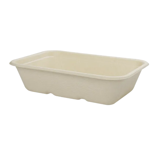 Karat Earth 16oz Natural Bagasse Take Out Container, Rectangular - 500 pcs