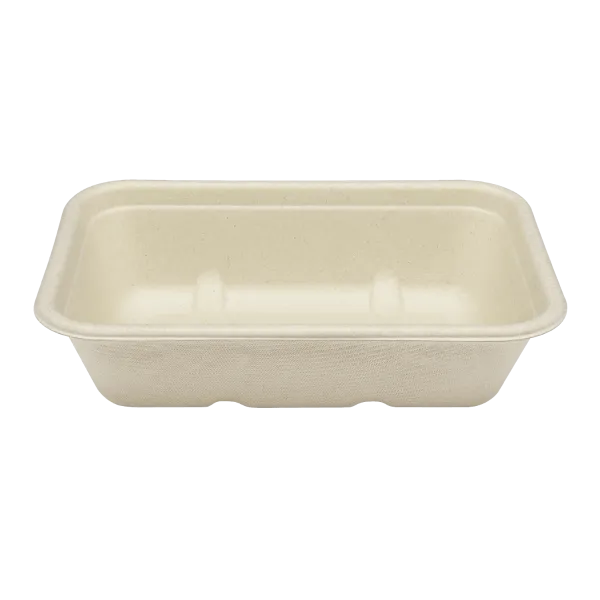 Karat Earth 16oz Natural Bagasse Take Out Container, Rectangular - 500 pcs