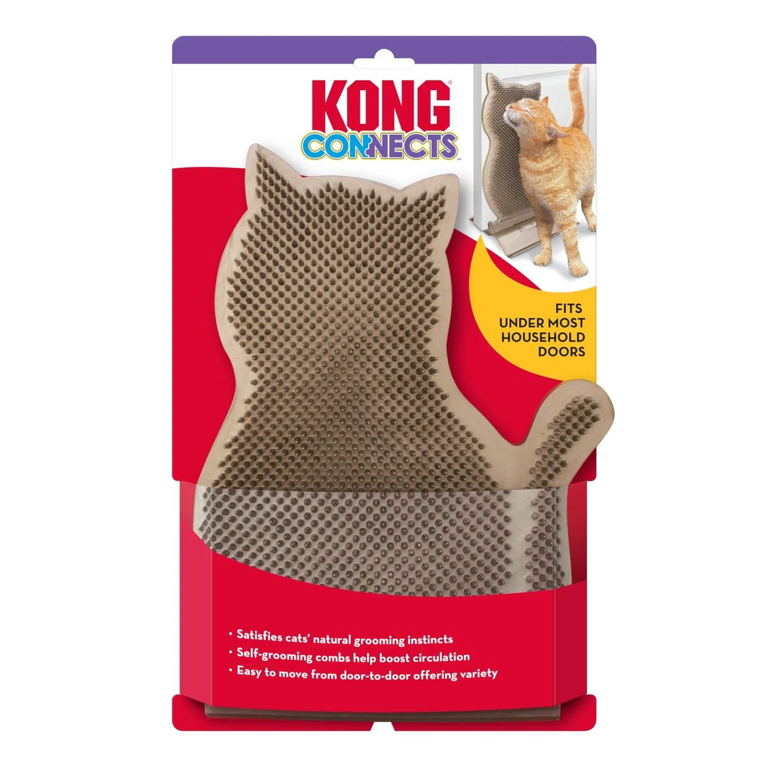 KONG Connects Kitty Comber with Catnip