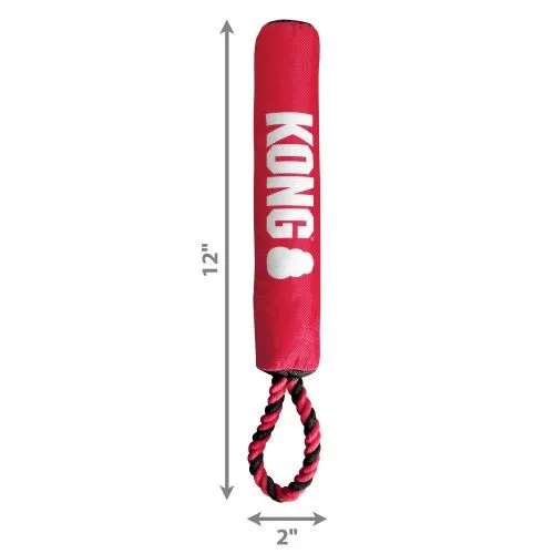 KONG Signature Stick w/Rope Medium Dog Toy