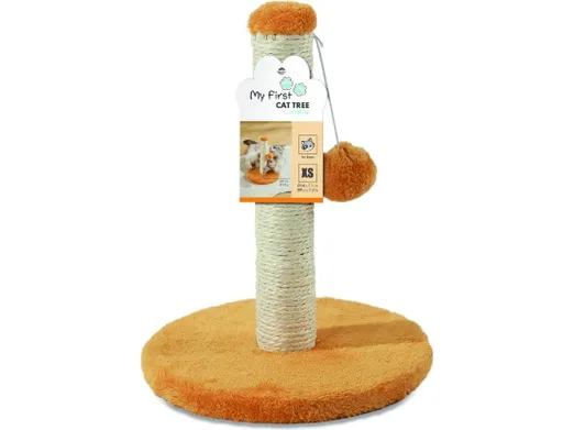 My First Cat Tree Pompom Orange