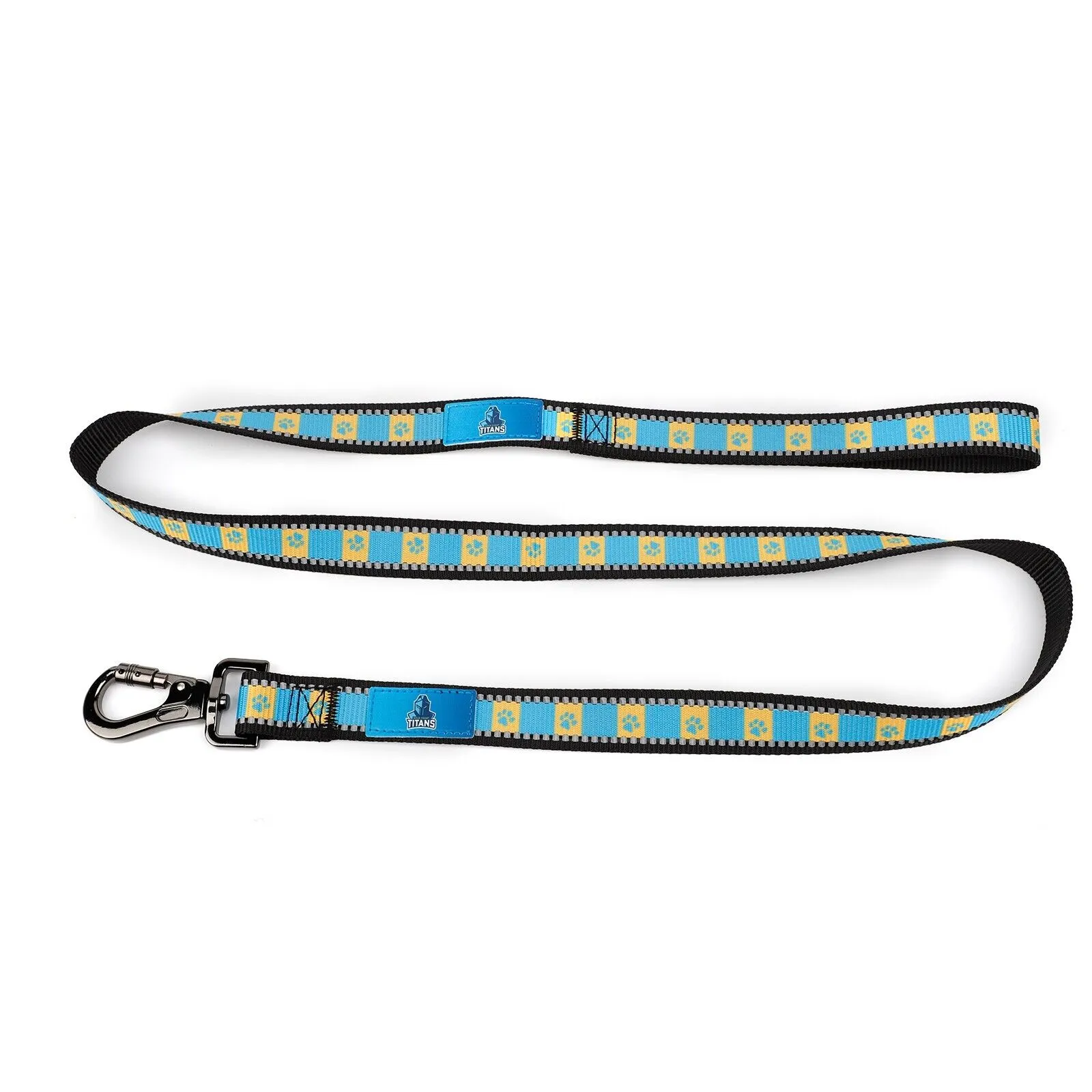 NRL Pet Lead Leash - Gold Coast Titans - 120CM - Lock Clip Durable