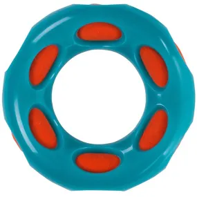 Outward Hound Splash Bombz Ring Rubber Dog Toy, Blue