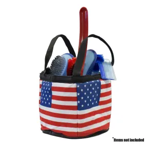 Patriotic USA Flag Horse Grooming Tote Bag