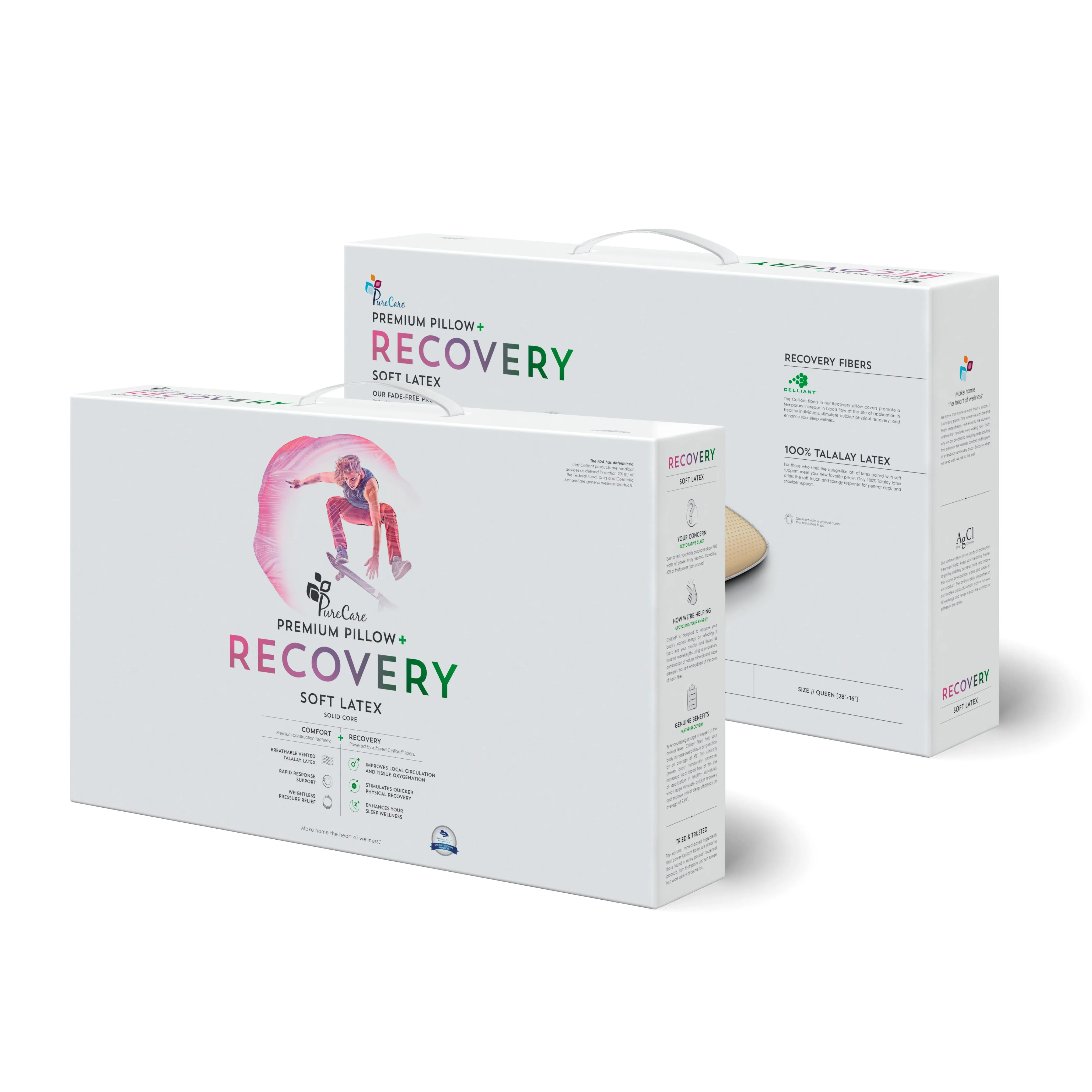 PureCare Recovery Latex Pillow