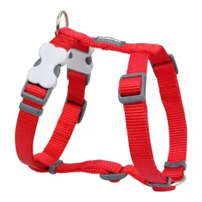 Red Dingo Dog Plain Harness Red S 12mm