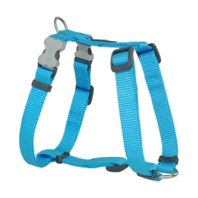 Red Dingo Dog Plain Harness Turquoise M 20mm